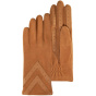 Women's Recycled Fleece Touch Screen Gloves Cognac - Isotoner