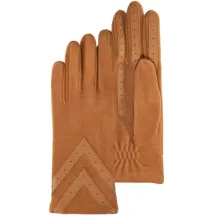 Gant Femme Tactiles Polaire Recyclée Cognac - Isotoner
