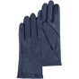 Women's Leather Touch Screen Gloves with Micro Fur Lining Black - Isotoner