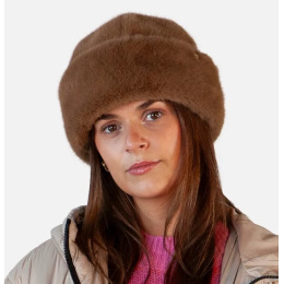 Brown Faux Fur Cherrybush Hat - Barts