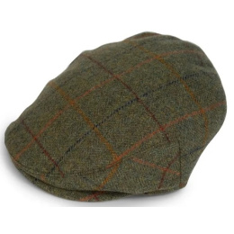 English Cheshire Flat Cap in Wool - Traclet