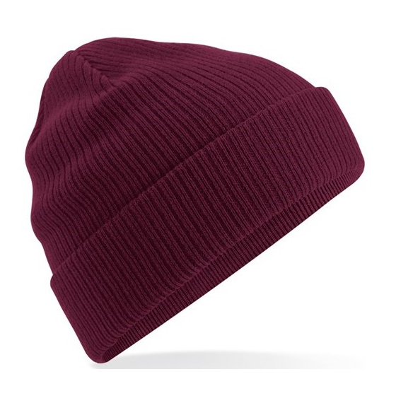 Organic Cotton Burgundy Beanie - Traclet