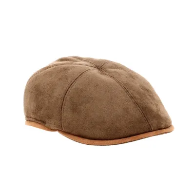 Brown Detroit Domed Cap - Traclet - ref 211117 Traclet hat shop