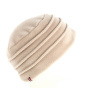 Light beige polar Colette beanie made in France