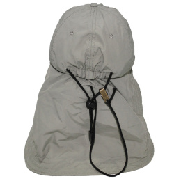 Sahara Olive Neck Flap Cap - Traclet