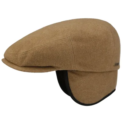 Casquette kent Cache Oreille Laine Camel - Stetson Reference : 21145| Chapellerie Traclet