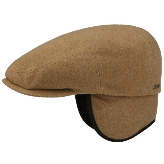 Kent Cap with Ear Flaps Wool Olive - Stetson