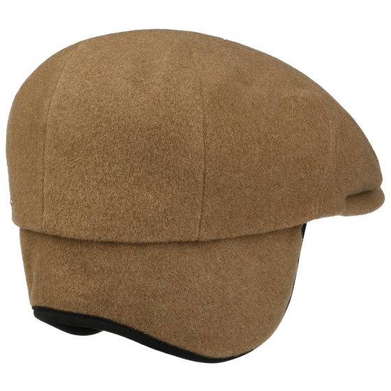 Kent Cap with Ear Flaps Wool Olive - Stetson
