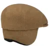 Casquette kent Cache Oreille Laine Olive  - Stetson Reference : 21146| Chapellerie Traclet