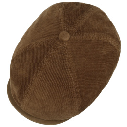 Brown Cotton Brooklin Cap - Stetson