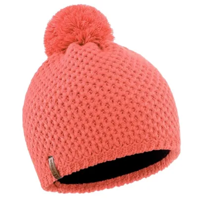 Coral Pompom Beanie - Le Drapo - French beanie Reference: 21150| Chapellerie Traclet