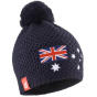 Blue Australia Pompom Beanie - Le Drapo
