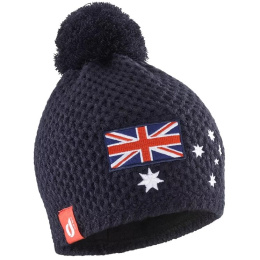 Blue Australia Pom Pom Beanie - Le Drapo