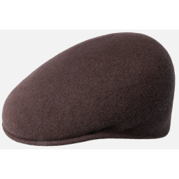 504 Flat Cap Tobacco Wool - Kangol