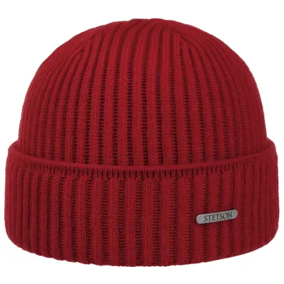 Bonnet Parkman Tricot Rouge - Stetson