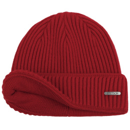 Parkman Red Knit Beanie - Stetson