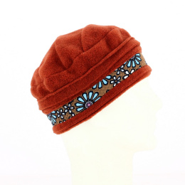 Orange Wax Polar Beanie
