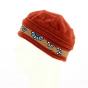 Orange Wax Polar Beanie