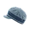 Blue Gray Velvet Fleece Cap - Traclet - ref 21176