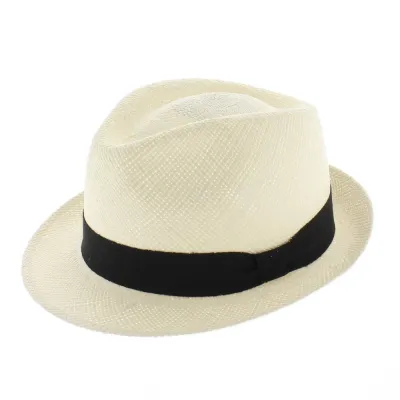 trilby panama hat man