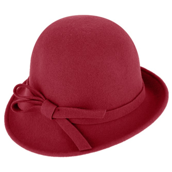 Lidia Wool Felt Cloche Hat - Traclet Lidia Wool Felt Cloche Hat - Traclet