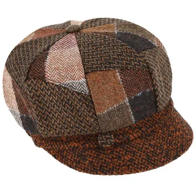 Andria Patchwork Wool Newsboy Cap - Traclet Reference: 211177| Traclet Hat Shop