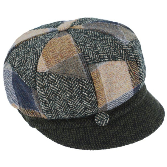 Casquette Gavroche Andria Patchwork Laine - Traclet