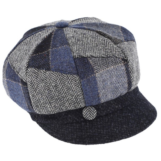 Casquette Gavroche Andria Patchwork Laine - Traclet
