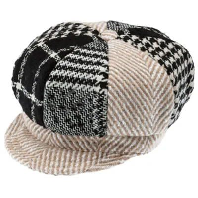 Ostuni Patchwork Newsboy Cap - Traclet Reference: 21179| Traclet Hatmakers