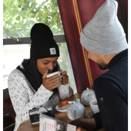 Long Sam Black Beanie - Le Drapo