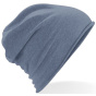 White Cotton Nightcap with Overlock Stitching