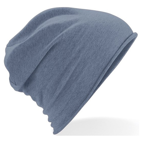 White Cotton Nightcap with Overlock Stitching