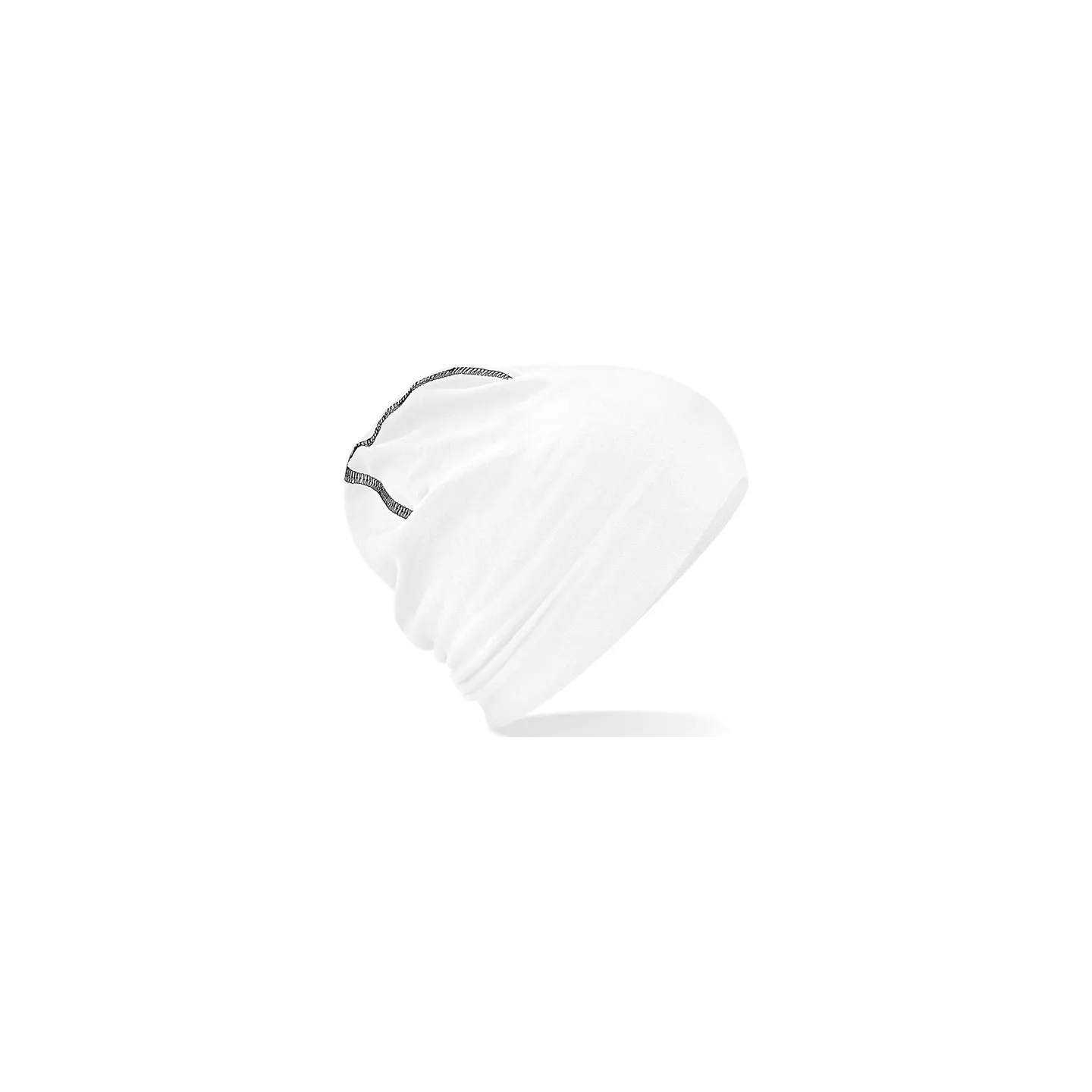 Bonnet De Nuit Coton Coutures Overlock Blanc   Reference : 21193 | Chapellerie Traclet