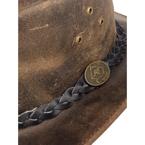 Australian Hat AFleetwood Brown Leather - SCIPPIS - Traclet