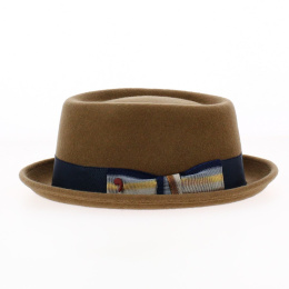 Plain Brown Porkpie Hat - Alfonso d'Este