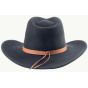 Black Western Bandit Hat - Scippis