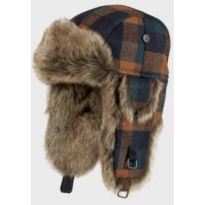 Chapka Canadienne à Carreaux  - Traclet