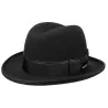 Chapeau Homburg Feutre Poil Noir- Stetson