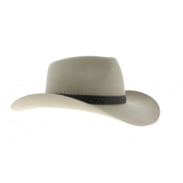beige Murchison River Statesman fur felt hat