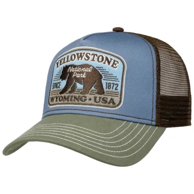 Yellowstone Trucker Baseball Cap - Stetson Reference: 17640 | Chapellerie Traclet