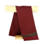 Men's Burgundy Silk Scarf - Traclet
