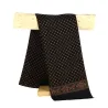 Léonard Black Silk Scarf - Traclet Reference: 12190 | Traclet Hat Shop