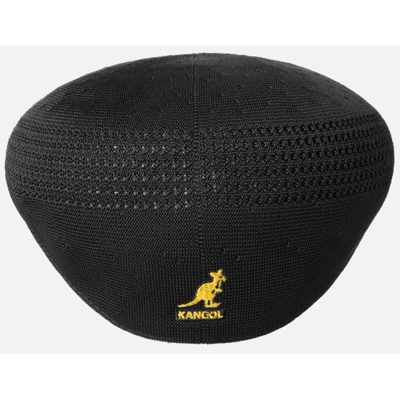 Tropic 504 Ventair Black Beret Gold Logo - Kangol