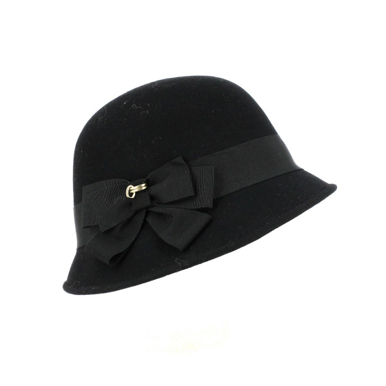 Maithe Wool Felt Cloche Hat - Traclet