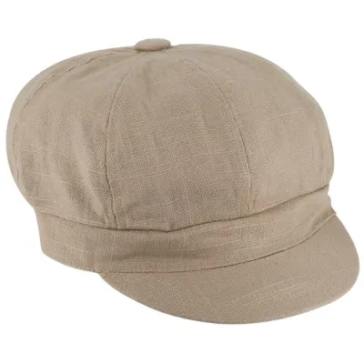 Luana Beige Newsboy Cap - Traclet Reference: 21250| Chapellerie Traclet