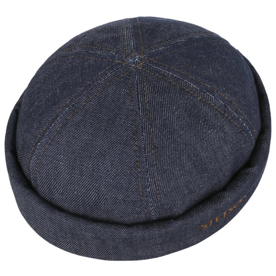 Vidin Denim Cotton Docker Beanie - Stetson Vidin Denim Cotton Docker Beanie - Stetson