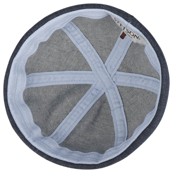 Vidin Denim Cotton Docker Beanie - Stetson Vidin Denim Cotton Docker Beanie - Stetson