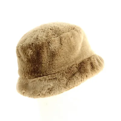 CAMEL fur bucket hat - Traclet Hat Shop