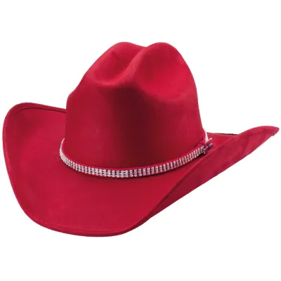 Chapeau Belong Together Feutre Laine Rouge - Bullhide