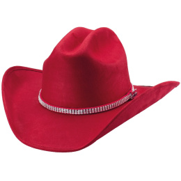 Red Wool Felt Belong Together Hat - Bullhide